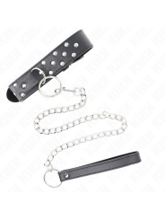 KINK - COLLAR CON CORREA 65 CM REMACHE ANILLA AJUSTABLE 36-50 CM X 3.8 CM