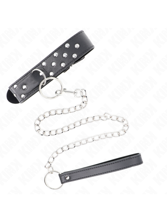 KINK - COLLAR CON CORREA 65 CM REMACHE ANILLA AJUSTABLE 36-50 CM X 3.8 CM