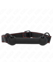 KINK - MORDAZA FORMA DE HUESO CON CORREA POLIPIEL AJUSTABLE 41-57 CM
