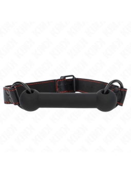 KINK - MORDAZA FORMA DE HUESO CON CORREA POLIPIEL AJUSTABLE 41-57 CM