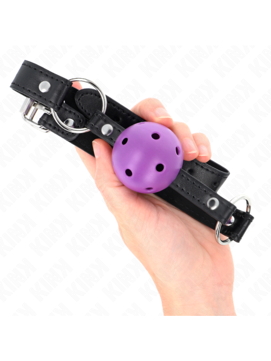KINK - MORDAZA DE BOLA 4.5 CM DURA HUECA 63.5 X 2 CM