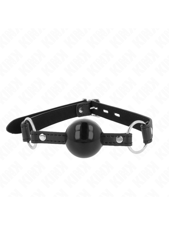 KINK - MORDAZA DE BOLA 4 CM TPE CON CANDADO 60 x 2 CM