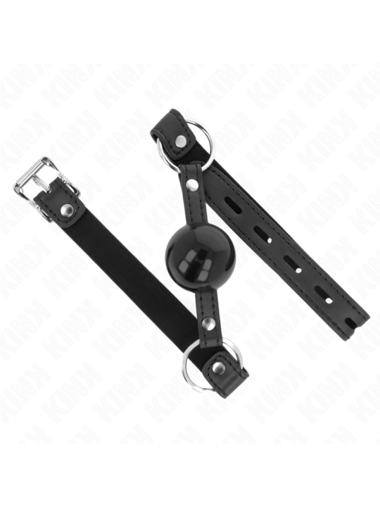 KINK - MORDAZA DE BOLA 4 CM TPE CON CANDADO 60 x 2 CM
