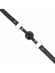KINK - MORDAZA DE BOLA 4 CM TPE CON CANDADO 60 x 2 CM