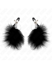 KINK - PINZAS PARA PEZONES CON PLUMA 7 CM