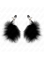 KINK - PINZAS PARA PEZONES CON PLUMA 7 CM
