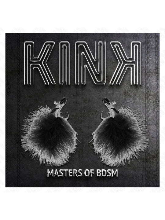KINK - PINZAS PARA PEZONES CON PLUMA 7 CM