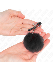 KINK - PINZAS PARA PEZONES CON POMPÓN 6 CM