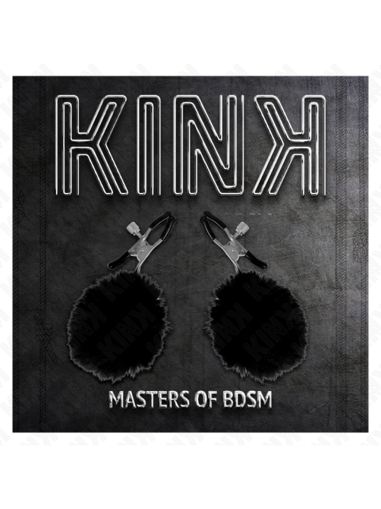 KINK - PINZAS PARA PEZONES CON POMPÓN 6 CM