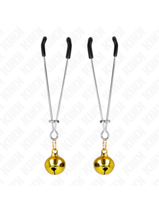 KINK - PINZAS PARA PEZONES FINA CON CASCABEL 7 CM
