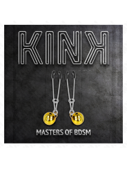 KINK - PINZAS PARA PEZONES FINA CON CASCABEL 7 CM