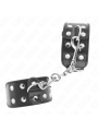 KINK - MUÑEQUERAS CON DOBLE LÍNEA DE TACHUELAS AJUSTABLE