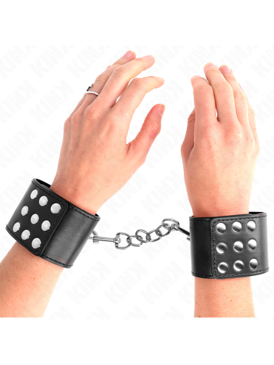 KINK - MUÑEQUERAS CON CIERRE A PRESIÓN AJUSTABLE 19-24 CM X 5.5 CM