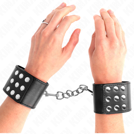 KINK - MUÑEQUERAS CON CIERRE A PRESIÓN AJUSTABLE 19-24 CM X 5.5 CM