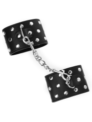 KINK - MUÑEQUERAS CON CIERRE A PRESIÓN LLENO DE TACHUELAS AJUSTABLE 19-24 CM X 5.5 CM