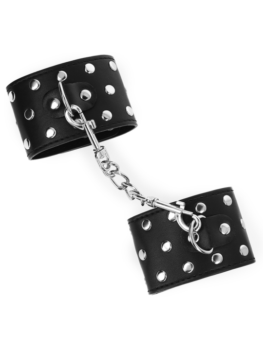KINK - MUÑEQUERAS CON CIERRE A PRESIÓN LLENO DE TACHUELAS AJUSTABLE 19-24 CM X 5.5 CM