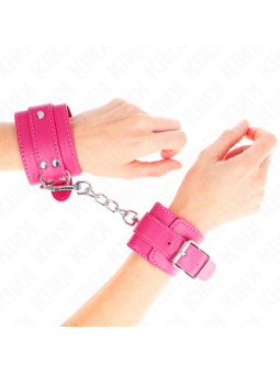 KINK - MUÑEQUERAS CON DETALLES EN AJUSTABLE 20-28 CM X 5.5 CM