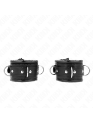 KINK - MUÑEQUERAS ESTILO HEAVY FORRO AJUSTABLE 20-30 CM X 6 CM