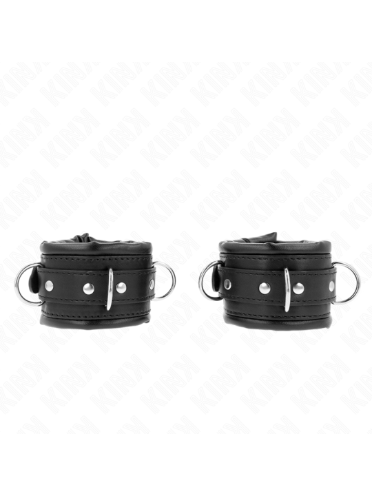KINK - MUÑEQUERAS ESTILO HEAVY FORRO AJUSTABLE 20-30 CM X 6 CM