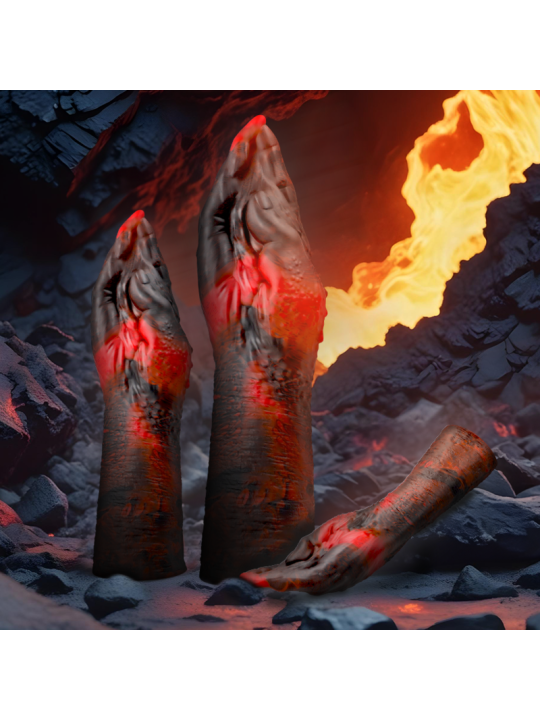 Epic Lilith: dildo de silicona con forma de mano, tallas S a L