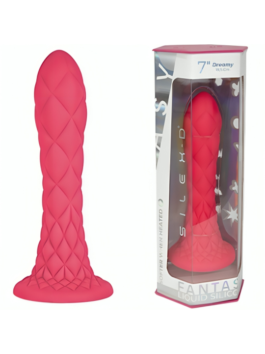 SILEXD - DREAMY DILDO FANTASY SILICONA LIQUIDA TERMOREACTIVO 18.5 CM