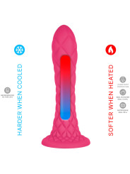SILEXD - DREAMY DILDO FANTASY SILICONA LIQUIDA TERMOREACTIVO 18.5 CM