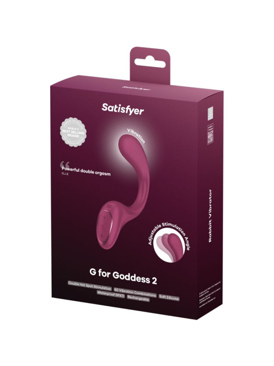 Satisfyer G for Goddess 2, vibrador rabbit doble estimulación