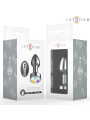 INTENSE - PLUG ANAL DE METAL VIBRADOR CON LUCES LED Y CONTROL REMOTO