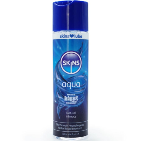 Skins Aqua: lubricante base agua de 130 ml