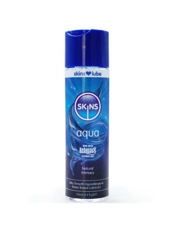 Skins Aqua: lubricante base agua de 130 ml