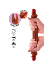 Get Real Skin: consolador doble realista de silicona, 35-46 cm