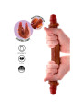 Get Real Skin: consolador doble realista de silicona, 35-46 cm