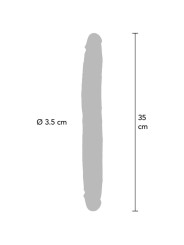 Get Real Skin: consolador doble realista de silicona, 35-46 cm
