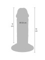 GET REAL - DILDO DELUXE DONG GRUESO DE DOBLE DENSIDAD TPE