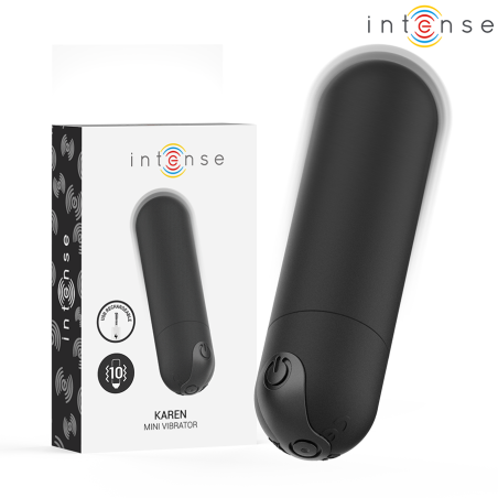 INTENSE - KAREN MINI BALA VIBRADORA 10 MODOS RECARGABLE