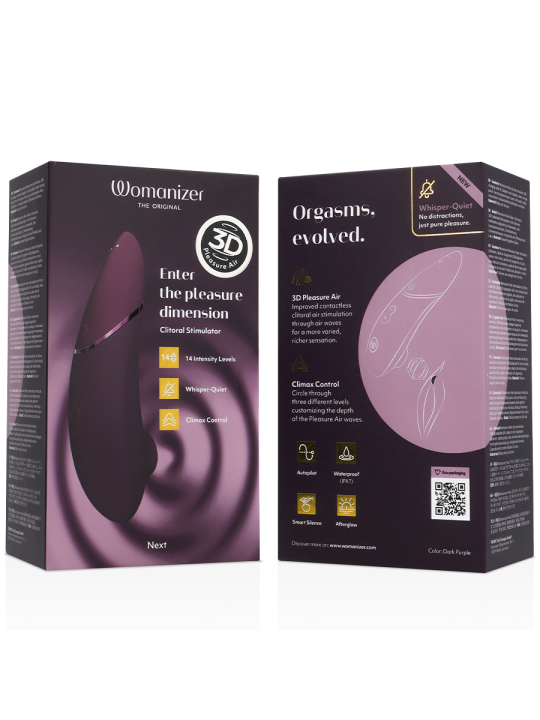 Womanizer Next: succionador de clítoris 3D Pleasure Air