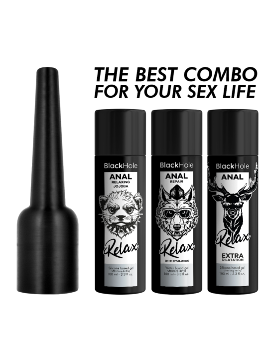 BLACK HOLE - APLICADOR DE LUBRICANTE ANAL