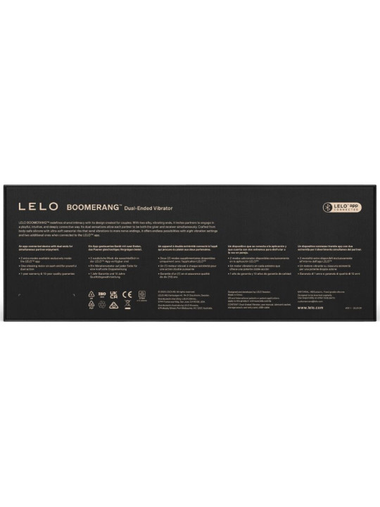 LELO - BOOMERANG VIBRADOR DE DOBLE EXTREMO