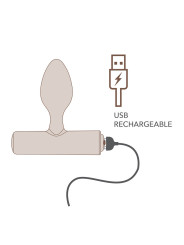 ROCKS-OFF - NOVA SOLARIS PLUG ANAL FINO RECARGABLE 16 FUNCIONES