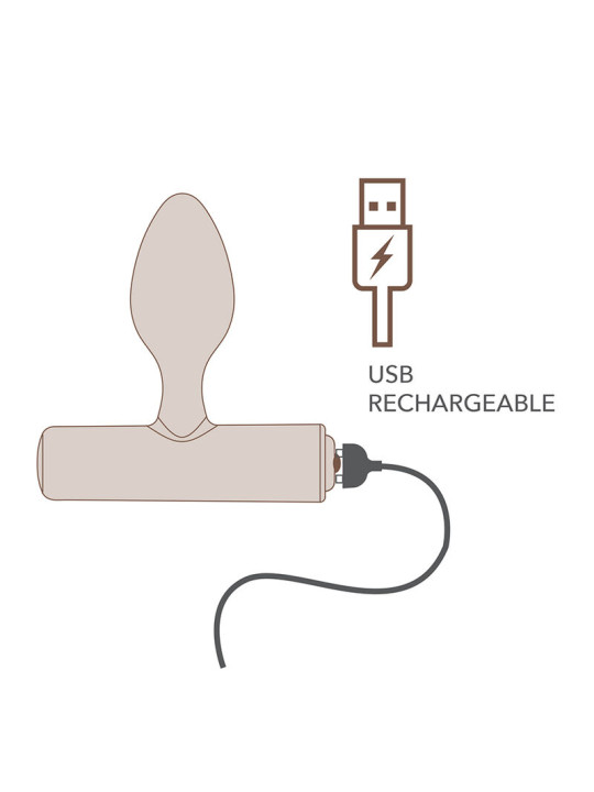 ROCKS-OFF - NOVA SOLARIS PLUG ANAL FINO RECARGABLE 16 FUNCIONES