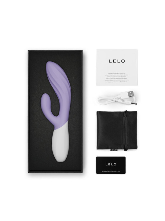LELO - INA TWIST VIBRADOR RABBIT PUNTO G Y CLÍTORIS LAVANDA