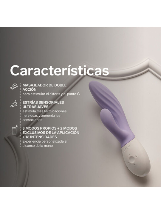 LELO - INA TWIST VIBRADOR RABBIT PUNTO G Y CLÍTORIS LAVANDA