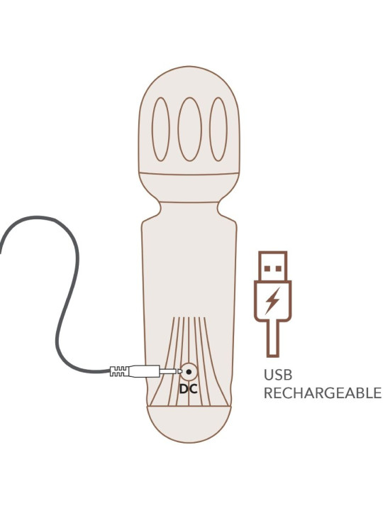 ROCKS-OFF - MINI WAND RECARGABLE 16 FUNCIONES