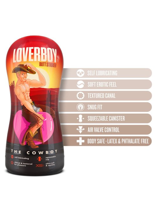 Masturbador Masculino Blush Loverboy Carne