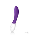 LELO Mona 2 en violeta, vibrador curvo de silicona mate con panel de control en el mango blanco