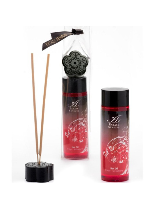EXTASE SENSUAL - ACEITE ESTIMULANTE CALOR FRESA