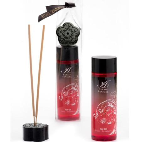 EXTASE SENSUAL - ACEITE ESTIMULANTE CALOR FRESA
