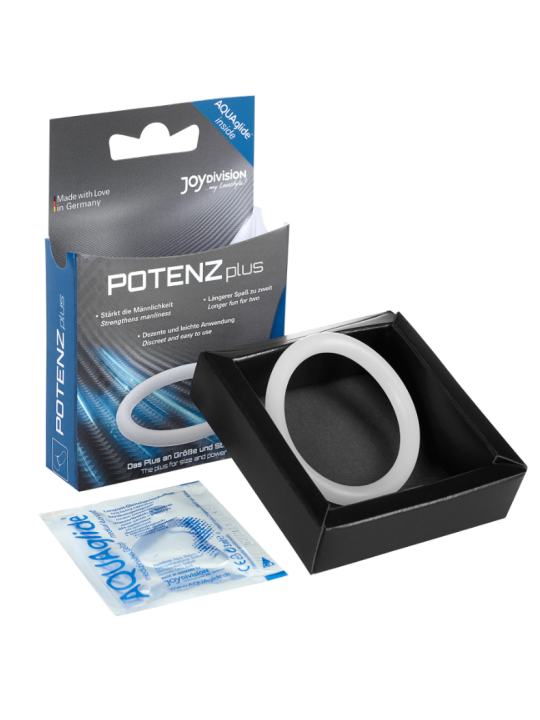 JOYDIVISION POTENZDUO - PLUS ANILLO PARA PENE BLANCO