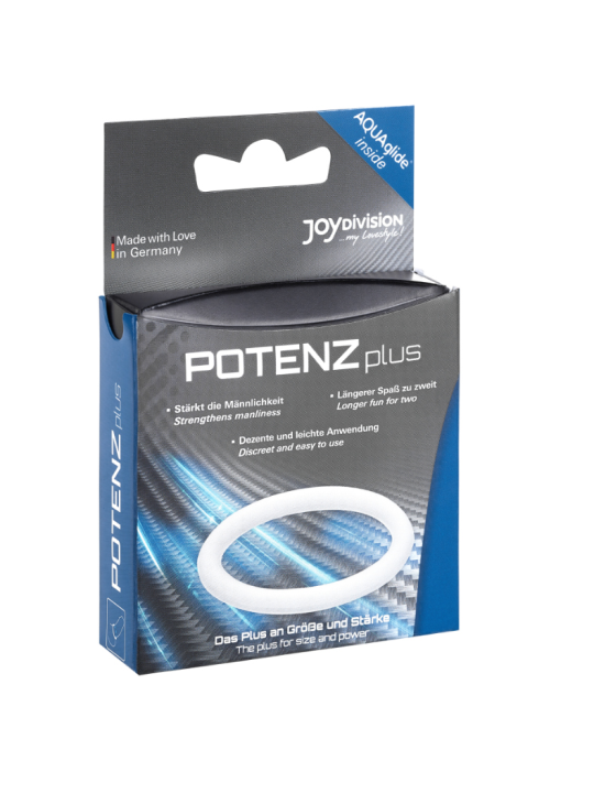 JOYDIVISION POTENZDUO - PLUS ANILLO PARA PENE BLANCO