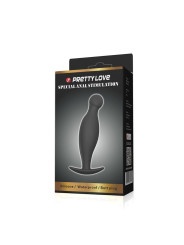 PRETTY LOVE - PLUG ANAL SILICONA NEGRO